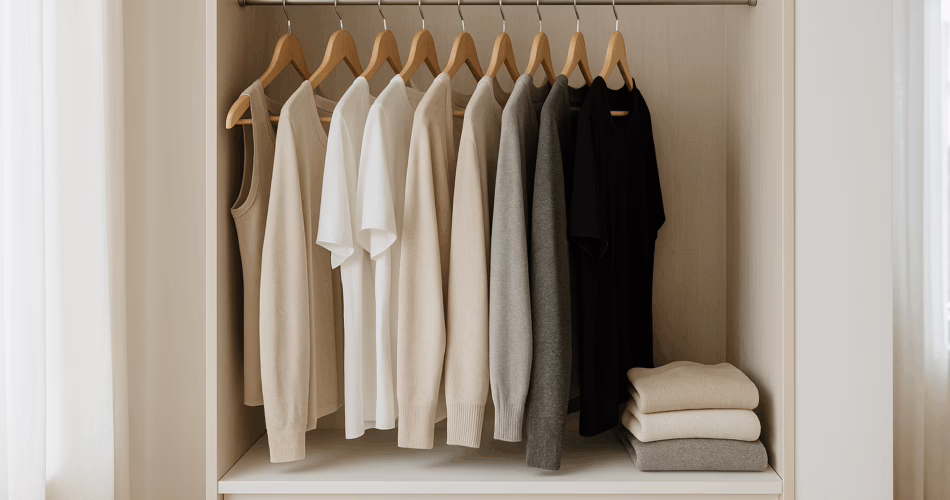 capsule wardrobe minimal closet